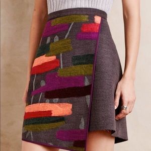 Anthro Raoul For Made In Kind Casia Wrap Skirt 6